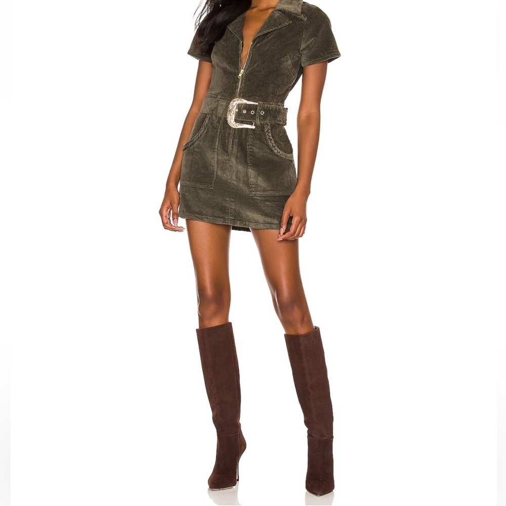 SHOW ME YOUR MUMU outlaw dress green size S